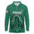 Custom Mexico Guadalupe Football Long Sleeve Polo Shirt Viva Mexico