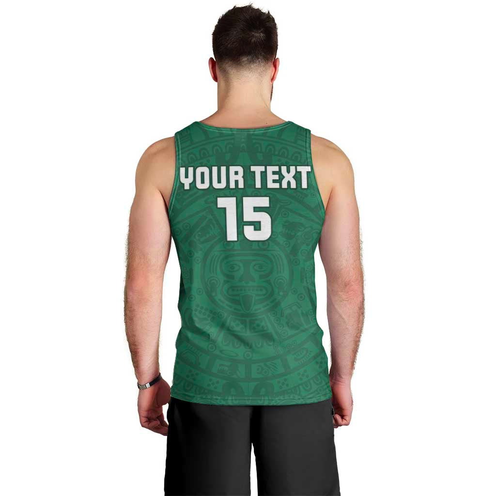 Custom Mexico Guadalupe Football Men Tank Top Viva Mexico
