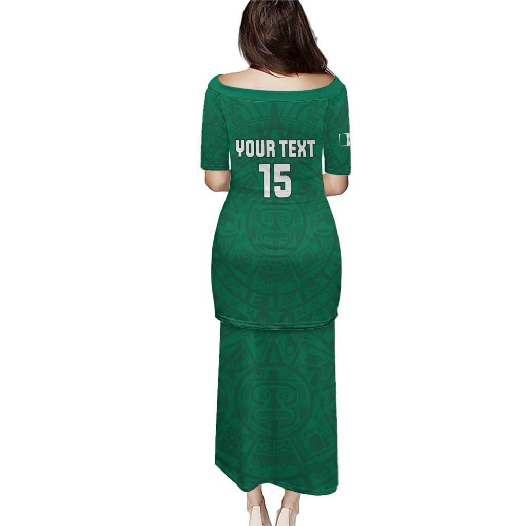 Custom Mexico Guadalupe Football Puletasi Viva Mexico