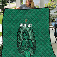 Custom Mexico Guadalupe Football Quilt Viva Mexico