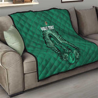 Custom Mexico Guadalupe Football Quilt Viva Mexico