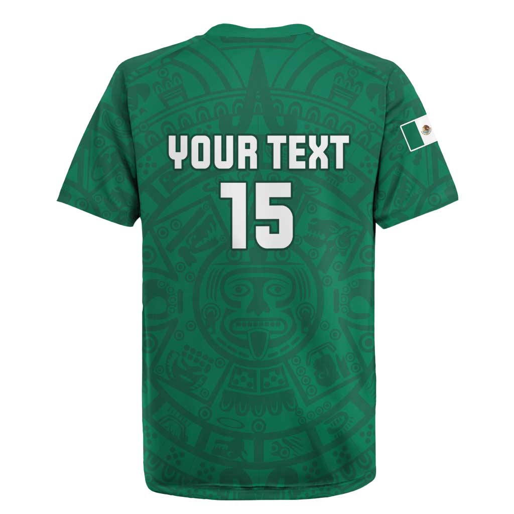 Custom Mexico Guadalupe Football Rugby Jersey Viva Mexico