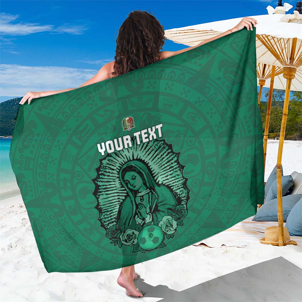 Custom Mexico Guadalupe Football Sarong Viva Mexico