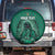 Custom Mexico Guadalupe Football Spare Tire Cover Viva Mexico