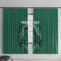 Custom Mexico Guadalupe Football Window Curtain Viva Mexico
