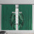 Custom Mexico Guadalupe Football Window Curtain Viva Mexico