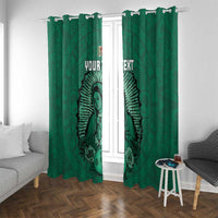 Custom Mexico Guadalupe Football Window Curtain Viva Mexico