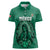 Custom Mexico Guadalupe Football Women Polo Shirt Viva Mexico