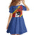 Personalized Eswatini National Flag Day Family Matching Off Shoulder Maxi Dress and Hawaiian Shirt Nguni Shield Flag Style