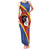 Personalized Eswatini National Flag Day Family Matching Tank Maxi Dress and Hawaiian Shirt Nguni Shield Flag Style