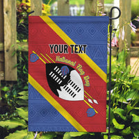 Personalized Eswatini National Flag Day Garden Flag Nguni Shield Flag Style