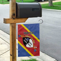 Personalized Eswatini National Flag Day Garden Flag Nguni Shield Flag Style