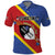 Personalized Eswatini National Flag Day Polo Shirt Nguni Shield Flag Style