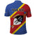 Personalized Eswatini National Flag Day Polo Shirt Nguni Shield Flag Style