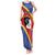 Personalized Eswatini National Flag Day Tank Maxi Dress Nguni Shield Flag Style
