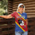 Personalized Eswatini National Flag Day Women Polo Shirt Nguni Shield Flag Style