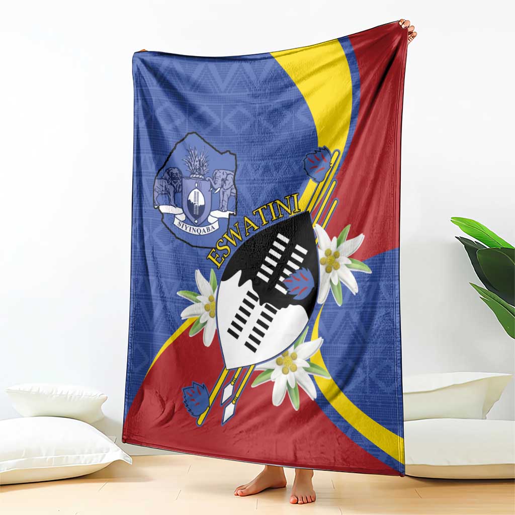 Eswatini Blanket Nguni Shield Edelweiss Flower