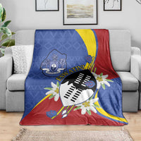 Eswatini Blanket Nguni Shield Edelweiss Flower