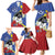 Eswatini Family Matching Mermaid Dress and Hawaiian Shirt Nguni Shield Edelweiss Flower