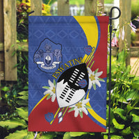 Eswatini Garden Flag Nguni Shield Edelweiss Flower