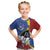 Eswatini Kid T Shirt Nguni Shield Edelweiss Flower