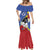 Eswatini Mermaid Dress Nguni Shield Edelweiss Flower