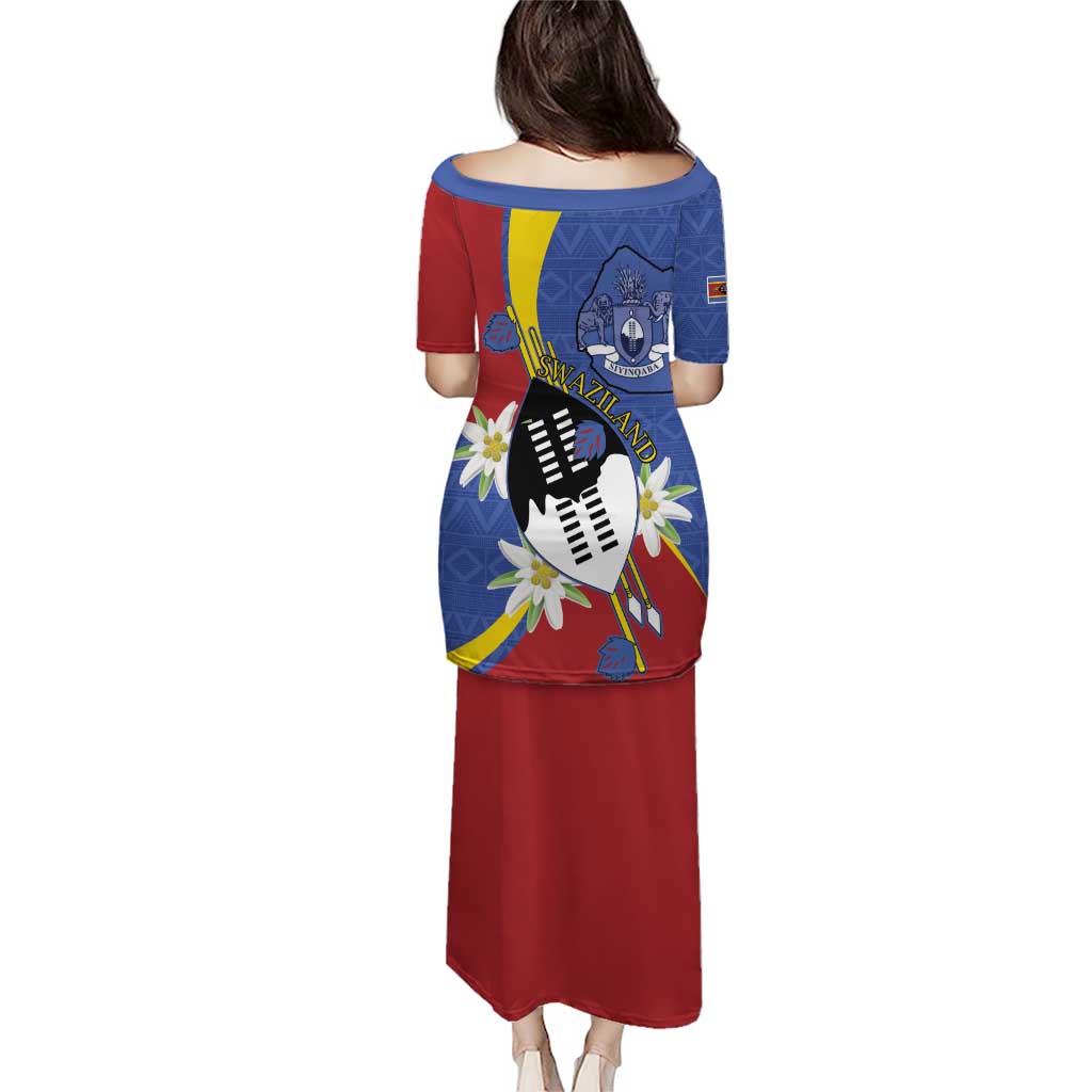 Eswatini Puletasi Nguni Shield Edelweiss Flower