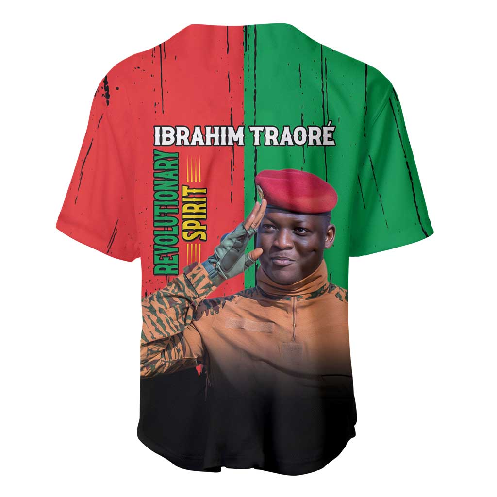 Ibrahim Traore Baseball Jersey Faso Rises Our Soil Our Rules