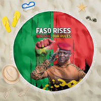 Ibrahim Traore Beach Blanket Faso Rises Our Soil Our Rules
