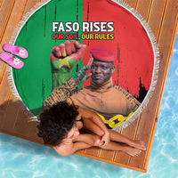 Ibrahim Traore Beach Blanket Faso Rises Our Soil Our Rules