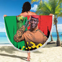 Ibrahim Traore Beach Blanket Faso Rises Our Soil Our Rules