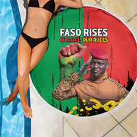 Ibrahim Traore Beach Blanket Faso Rises Our Soil Our Rules