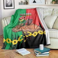 Ibrahim Traore Blanket Faso Rises Our Soil Our Rules