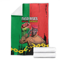 Ibrahim Traore Blanket Faso Rises Our Soil Our Rules