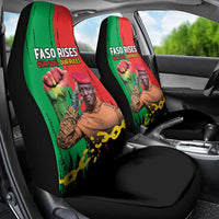 Ibrahim Traore Car Seat Cover Faso Rises Our Soil Our Rules