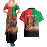 Ibrahim Traore Couples Matching Summer Maxi Dress and Hawaiian Shirt Faso Rises Our Soil Our Rules