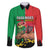 Ibrahim Traore Family Matching Long Sleeve Bodycon Dress and Hawaiian Shirt Faso Rises Our Soil Our Rules