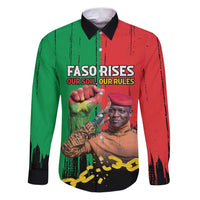 Ibrahim Traore Family Matching Puletasi and Hawaiian Shirt Faso Rises Our Soil Our Rules