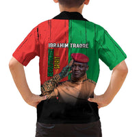 Ibrahim Traore Family Matching Tank Maxi Dress and Hawaiian Shirt Faso Rises Our Soil Our Rules