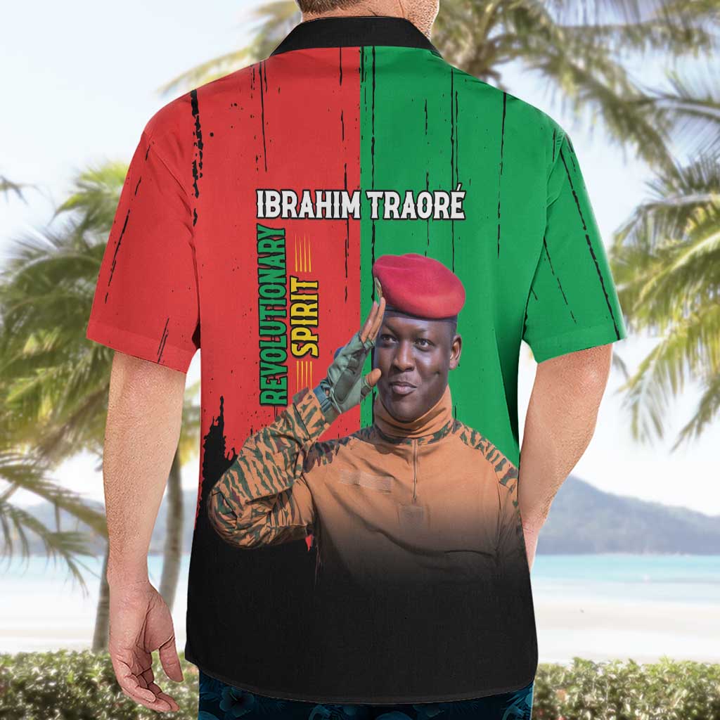 Ibrahim Traore Hawaiian Shirt Faso Rises Our Soil Our Rules