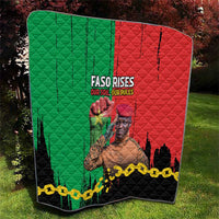 Ibrahim Traore Quilt Faso Rises Our Soil Our Rules