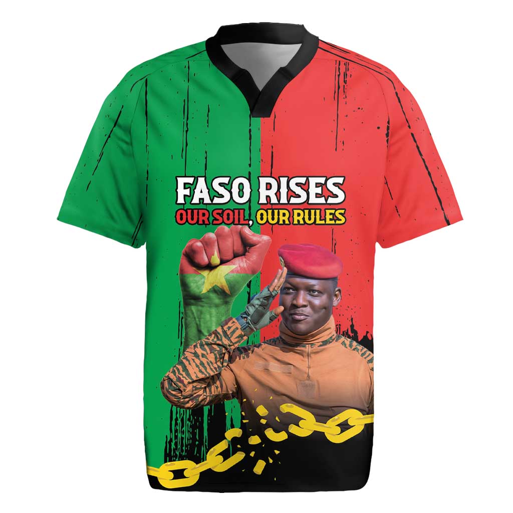 Ibrahim Traore Rugby Jersey Faso Rises Our Soil Our Rules