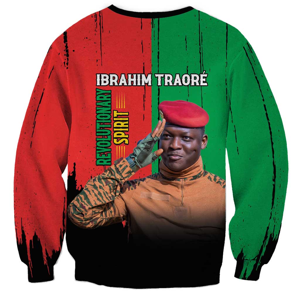 Ibrahim Traore Sweatshirt Faso Rises Our Soil Our Rules