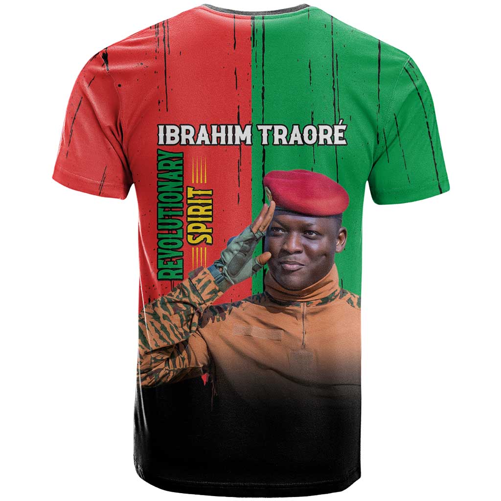 Ibrahim Traore T Shirt Faso Rises Our Soil Our Rules
