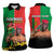 Ibrahim Traore Women Sleeveless Polo Shirt Faso Rises Our Soil Our Rules