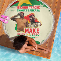 Ibrahim Traore Thomas Sankara Beach Blanket Make Burkina Faso Great Again