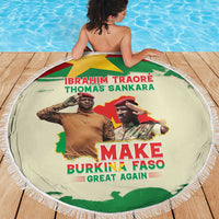 Ibrahim Traore Thomas Sankara Beach Blanket Make Burkina Faso Great Again