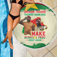 Ibrahim Traore Thomas Sankara Beach Blanket Make Burkina Faso Great Again