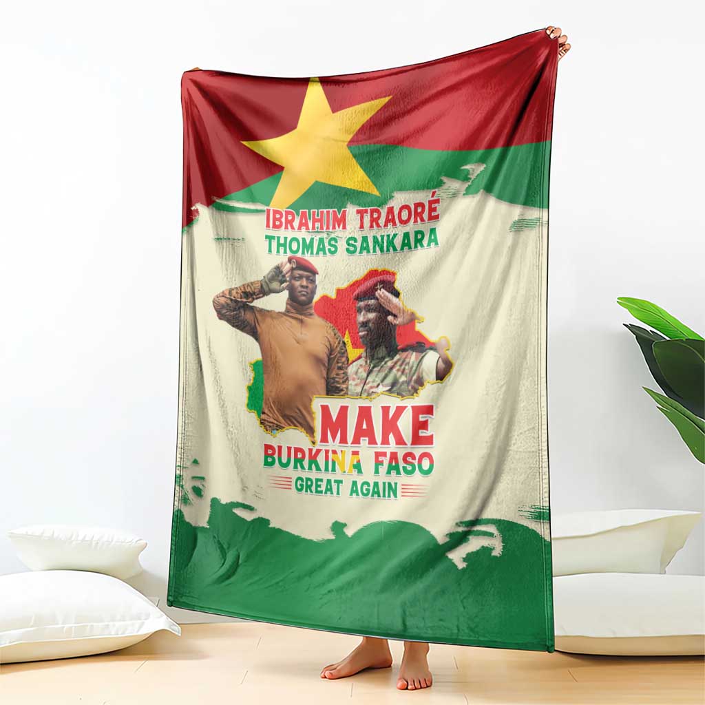 Ibrahim Traore Thomas Sankara Blanket Make Burkina Faso Great Again