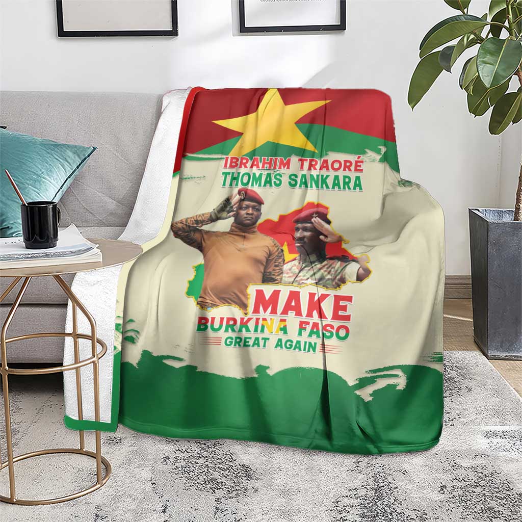 Ibrahim Traore Thomas Sankara Blanket Make Burkina Faso Great Again